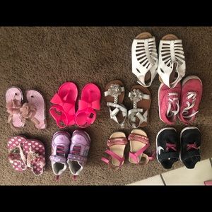 Kids shoe lot girls 7C & 8C